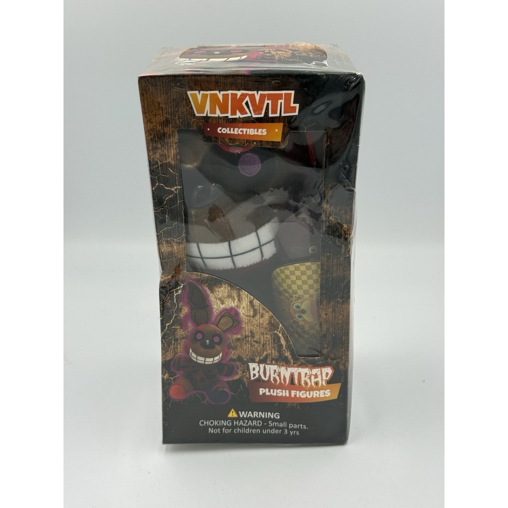 VNKVTL Burntrap Rabbit Plush Figure Brown Collectible Toy for Ages 3 Years & Up